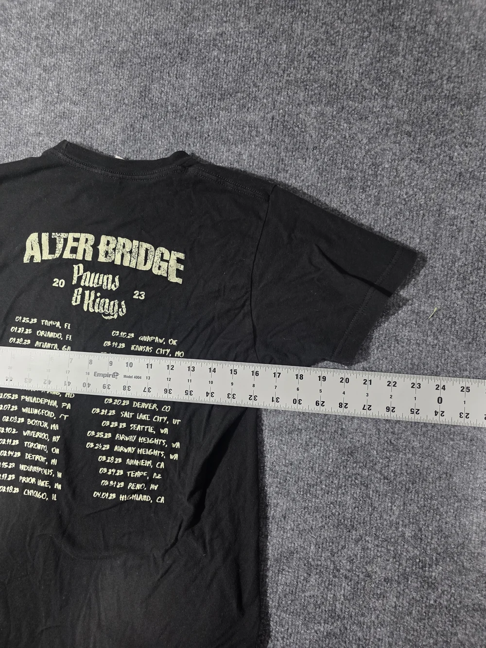 Alterbridge Pawns and Kings tour shirt mens M